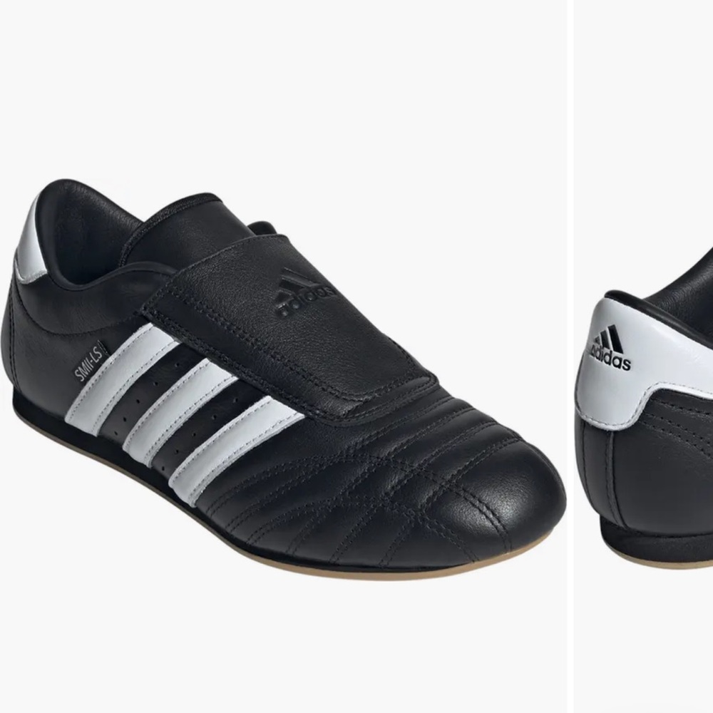Adidas Black and White Taekwondo sneakers